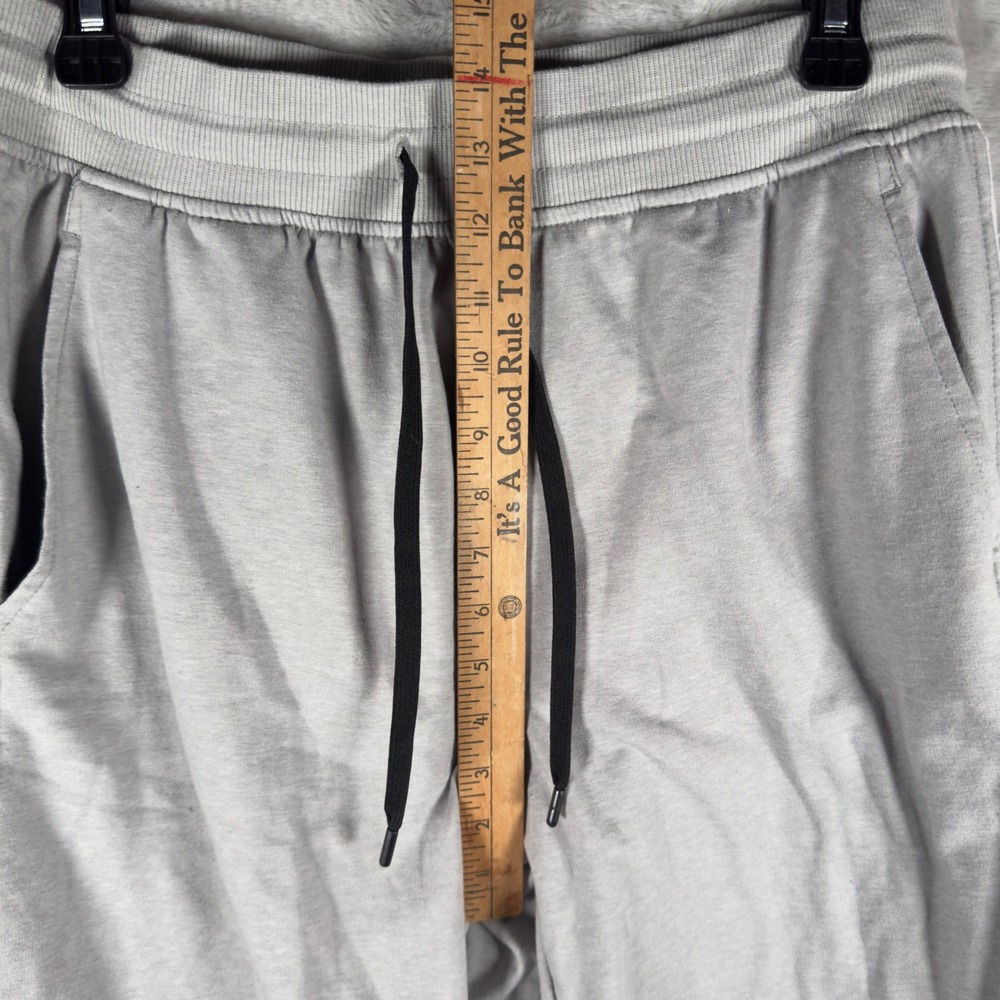 Balance Collection Mens Athleisure Shorts Light Gray Size L Drawstring Pockets - Picture 4 of 6